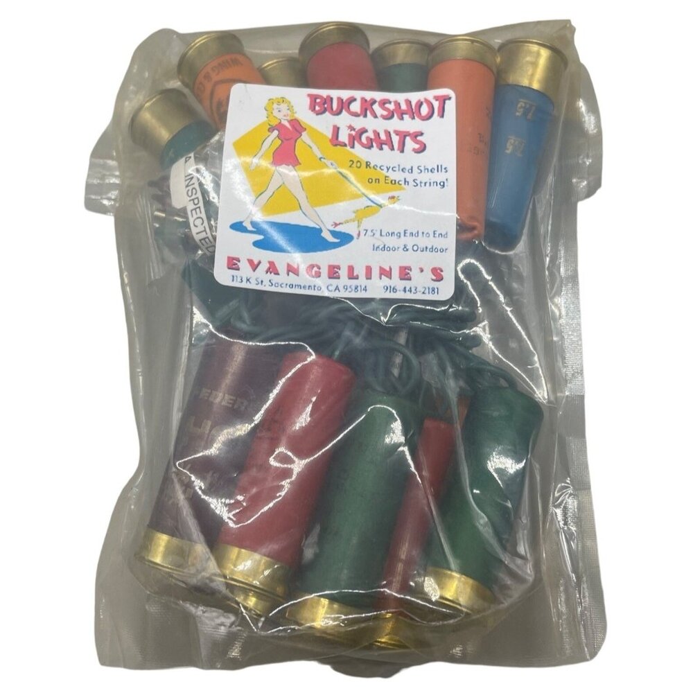 vintage buckshot light Christmas holiday decor evangeline's humor READ